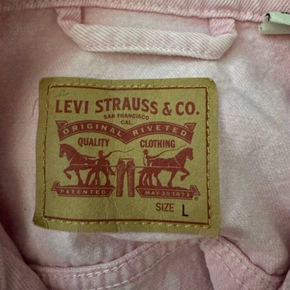 Levi's Pink Denim Jacket - Picture 4 of 6